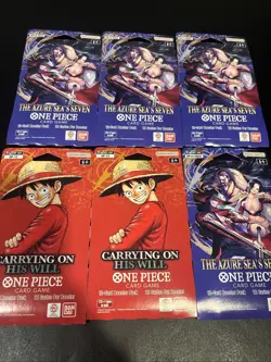One piece - 6 assorted packs. 2-OP13, 4-OP14 Carrying On His Will, Azure Sea’s - Image 1