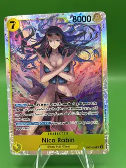 One Piece TCG Nico Robin ENGLISH EB03-055 HEROINES SR - Image 1