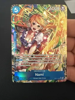 *ENGLISH* NAMI Alternate Alt Art OP11-054 A Fist of Divine Speed One Piece - Image 1