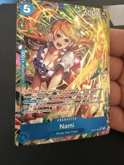 *ENGLISH* NAMI Alternate Alt Art OP11-054 A Fist of Divine Speed One Piece - Image 2