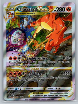 Charizard VSTAR SWSH262 SWSH: Sword & Shield Black Star Promo Card Holo NM - Image 1