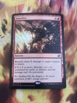 Banefire -Foil Light Play MTG Modern Masters 2015 104 104/249 - Image 1