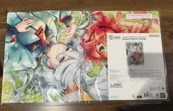 Bandai Gundam Card Game Suletta And Miorine Evx02 Official Playmat And Card Set - Image 1