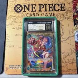 PRISTINE 10 Monkey D. Luffy SEC OP13-118 2025 ONE PIECE Card - Image 1