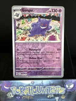 Pokemon Card Gengar 094/165 Scarlet & Violet 151 Reverse Holo Rare NM - Image 1