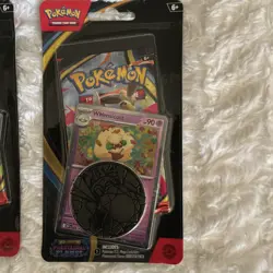 Pokemon TCG Phantasmal Flames Blister Packs With Promo Cards Coin Bundle of 2 - Image 2