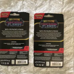 Pokemon TCG Phantasmal Flames Blister Packs With Promo Cards Coin Bundle of 2 - Image 5