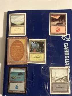 VINTAGE Magic The Gathering Card Collection Lot of 400+ With Card Guard Binder - Image 2