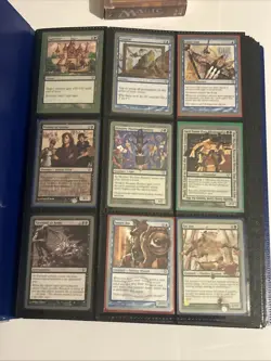 VINTAGE Magic The Gathering Card Collection Lot of 400+ With Card Guard Binder - Image 3
