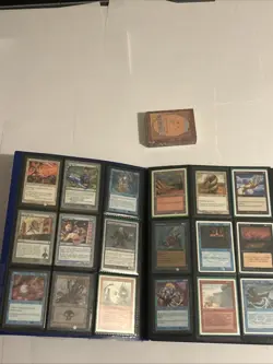 VINTAGE Magic The Gathering Card Collection Lot of 400+ With Card Guard Binder - Image 4
