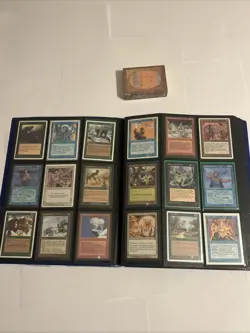 VINTAGE Magic The Gathering Card Collection Lot of 400+ With Card Guard Binder - Image 5