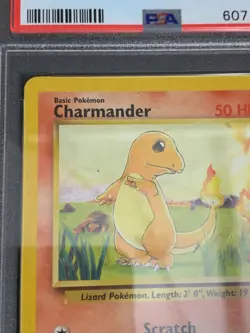 POKEMON CARD TCG PSA 9 CHARMANDER 46 BASE SET BLUE DOT ERROR MINT 9 SLAB - Image 5