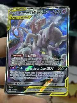#4 Mewtwo & Mew GX SM191 Black Star Promo 2019 Alt Art Pokemon Card TCG - Image 5