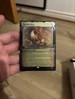 MTG Magic The One Ring Silver Foil Special Edition Showcase Scrolls - Image 1