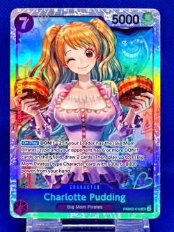 Charlotte Pudding PRB02-010 SR | NM | PRB -The Best- Vol. 2 | One Piece TCG | EN - Image 1