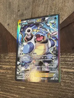 Pokemon TCG Card - Blastoise EX XY122 Black Star Promo Full Art XY Holo - VLP - Image 2