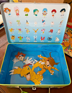 Digimon Metal Suitcase, 3lb of TCG, Drawing Book,& 3 Metal Taco Bell Cards LOT - Image 5