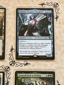 TMNT MTG Rare Cards Lot 9x Near Mint Cards All Sleeved - Image 4