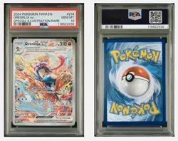Pokemon Twilight Masquerade Greninja EX 214/167 Special Illustration Rare Card - Image 4