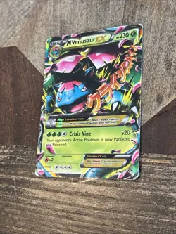 Pokemon TCG M Venusaur EX XY Evolutions 2/108 Mega Holo Rare Card - Image 2