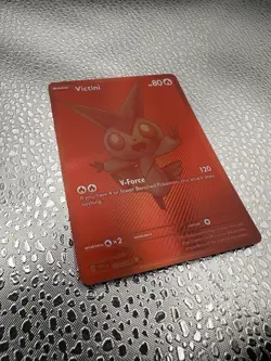 Victini 171/086 SV: Black Bolt Holo Pokemon Card Excellent Condition - Image 4