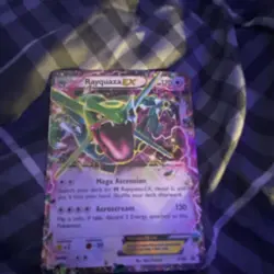 Pokemon Rayquaza EX Ultra Rare Holo Card 170 HP Dragon XY69 XY Set - Image 1