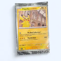Pokemon TCG Pikachu at the Museum Jumbo Promo Card – Brand New / Sealed – UK - Image 1