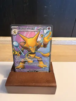 Pokemon TCG Alakazam EX 188/165 Ultra Rare Scarlet & Violet 151 Holo Card - Image 1