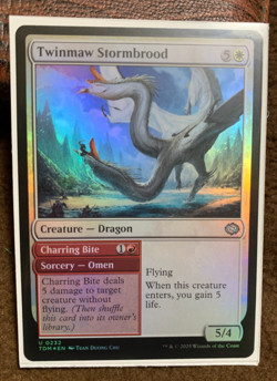 Twinmaw Stormbrood - Tarkir: Dragonstorm (TDM) [FOIL] - Image 1