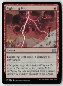 Lightning Bolt Double Masters 2022 (117) Foil - MTG - Image 1