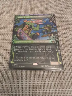 Mikey & Leo, Chaos & Order Borderless Teenage Mutant Ninja Turtles Foil 247 - Image 1
