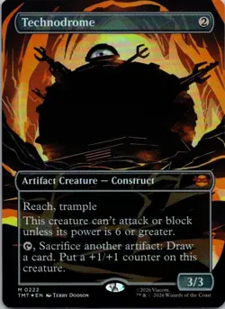 Technodrome (Borderless) Teenage Mutant Ninja Turtles Foil - Image 1