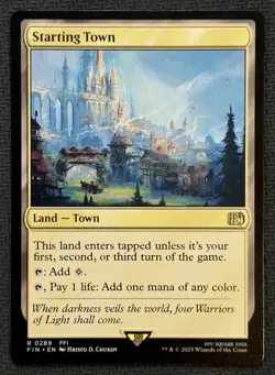 Starting Town Rare MTG Magic: The Gathering Final Fantasy Regular Rare FIN 289 - Image 1