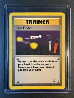 Item Finder - 103/130 - Base Set 2 Non Holo Rare - WOTC Pokemon Card - LP - Image 3