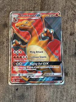 Pokemon TCG Charizard GX SM60-SM Promos Black Star Promo Holo Full Art - Image 1