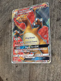 Pokemon TCG Charizard GX SM60-SM Promos Black Star Promo Holo Full Art - Image 2