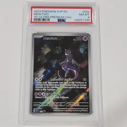 Pokemon Mewtwo EX 052 Sv: Scarlet & Violet Promo Holo PSA 8 English Card - Image 1