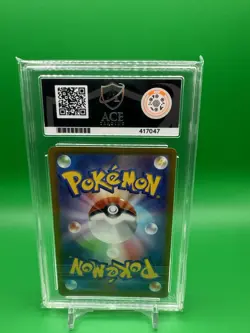 Pikachu Promo 001/SV-P Japanese Ace Grading Gem Mint 10 Pokemon - Image 2