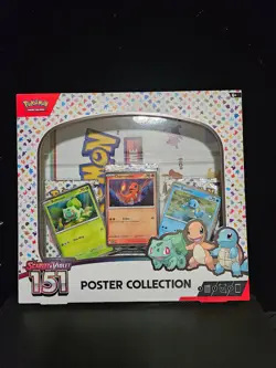 Nintendo Pokemon TCG Scarlet & Violet - 151 Poster Collection Box - 3 Packs - Image 1