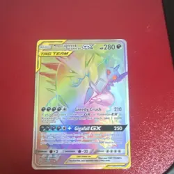 Pokemon Mega Sableye & Tyranitar GX Secret Rare TAG TEAM Holo Sm-Unified Minds … - Image 2
