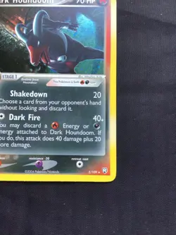 Pokemon Cards: EX Team Rocket Returns Rare Holo: Dark Houndoom 5/109 - Image 5