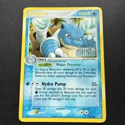 Pokemon TCG: Blastoise 14/100 Reverse Holo Rare Stamped Crystal Guardians MP - Image 1