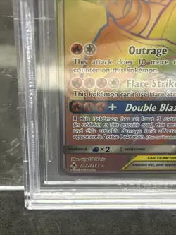 Reshiram & Charizard GX Pokemon Unbroken Bonds 217/214 Full Art Secret BGS 8.5 - Image 4