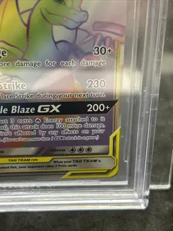 Reshiram & Charizard GX Pokemon Unbroken Bonds 217/214 Full Art Secret BGS 8.5 - Image 5