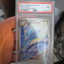 Pokemon Dragonair Illustration Rare Holo 181/165 Scarlet & Violet 151 2023 PSA 9 - Image 1