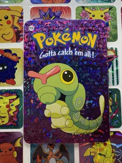 Pokemon 151 Vintage Pocket Monsters Vending HOLO Prism Sticker 2000 Nintendo - Image 2
