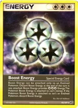 Pokemon TCG Boost Energy Deoxys 93/107 Uncommon DMG - Image 1