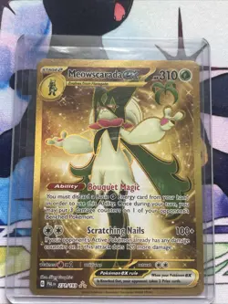 Pokemon TCG Scarlet & Violet-Paldea Evolved Meowscarada EX #271/193 Hyper Rare - Image 1