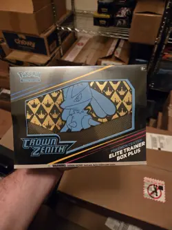 CROWN ZENITH POKEMON CENTER ELITE TRAINER BOX PC ETB NEW SEALED - Image 1