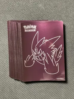 55x Count Mega M Gengar Sleeves XY Phantom Forces 2014 ETB Brand New Pokemon TCG - Image 2